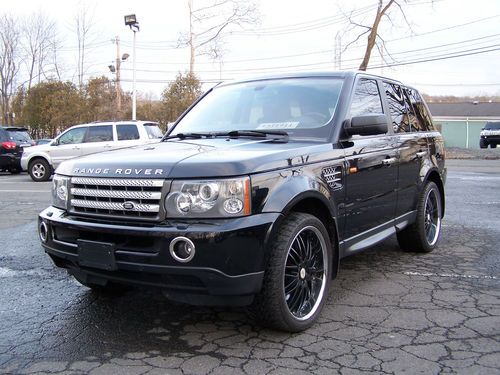 2006 land rover range rover sport supercharged - completly loaded -theft/salvage