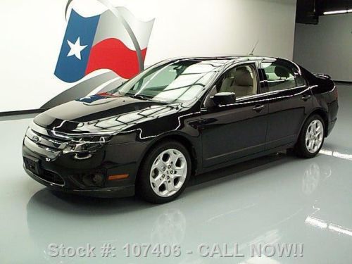 2011 ford fusion se sunroof leather sync spoiler 58k mi texas direct auto