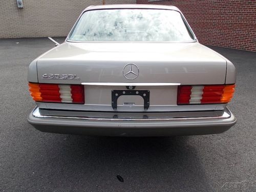 420 SEL Smoke Silve with Oyster Leather/ Rare Traction Control Option/Rust Free!, image 3