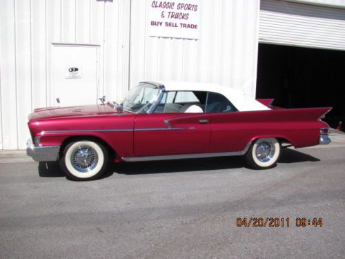 1961 chrysler newport convertable 100 % mint and origional 13000 orig miles