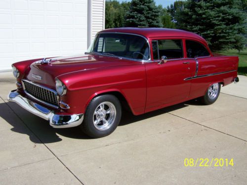 1955 chevrolet 210   2 door post   350 c.i.  4 speed