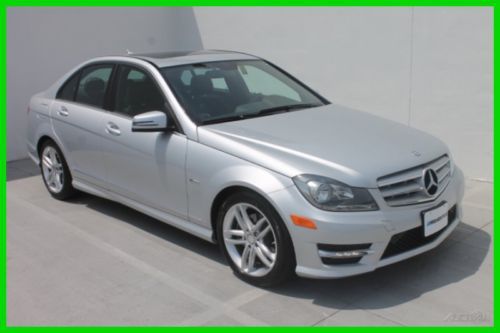 2012 mercedes-benz c250 24k miles*leather*sunroof*bluetooth*1owner*we finance!!