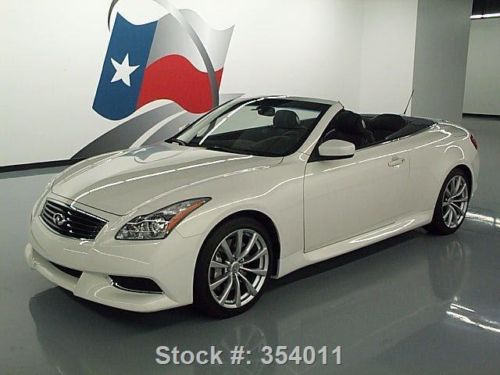 2010 infiniti g37 sport convertible hard top nav 17k mi texas direct auto