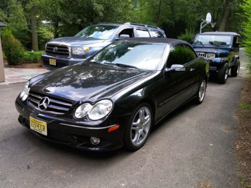 2008 mercedes-benz CLK 550 convertible, image 2