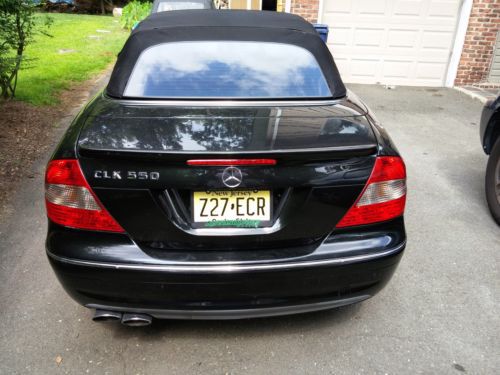 2008 mercedes-benz CLK 550 convertible, image 3