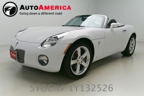 2008 pontiac solstice 24k low miles cruise aux automatic ac am/fm clean carfax