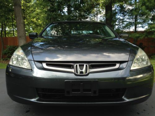 2005 honda accord ex-l v6 leather, sunroof, 1 owner, smokey blue (no reserve)