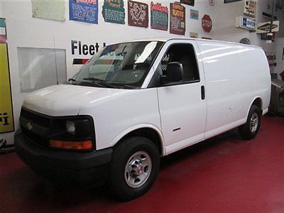 No reserve 2009 chevrolet 2500 express cargo, duramax diesel, 1 corp.owner