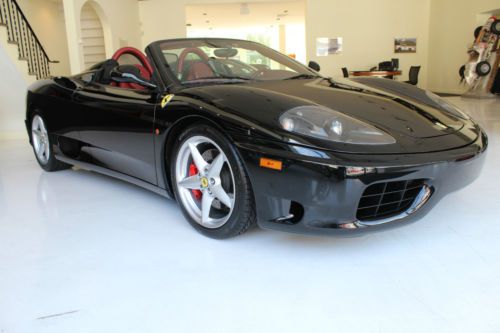 2001 ferrari 360 spider- rare color combo, service records. low reserve