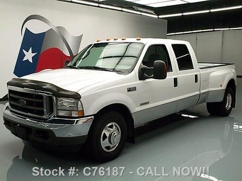 2003 ford f-350 xlt diesel dually crew cab long bed 66k texas direct auto