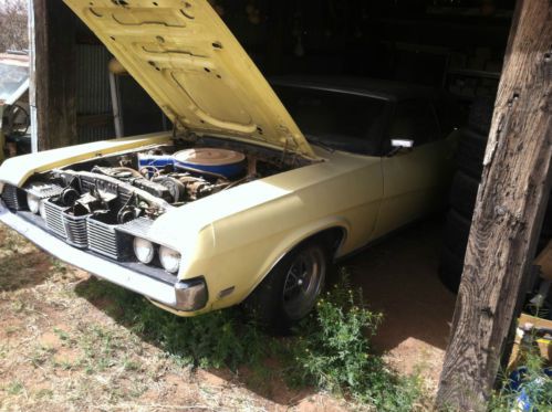 1969 mercury cougar base 5.8l v8