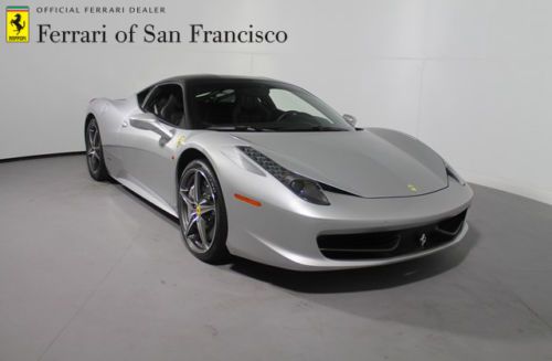 458 italia ferrari approved certified msrp $291k low miles black roof frnt lift