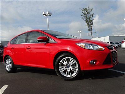 5dr hb sel low miles 4 dr hatchback automatic gasoline 2.0l i4 fi dohc red