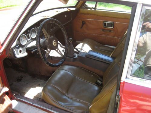 1972 MG B GT, Rolling Chassis complete w/Wire wheels, Engine and Transmission, image 11