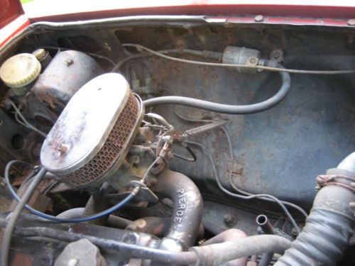 1972 MG B GT, Rolling Chassis complete w/Wire wheels, Engine and Transmission, image 20
