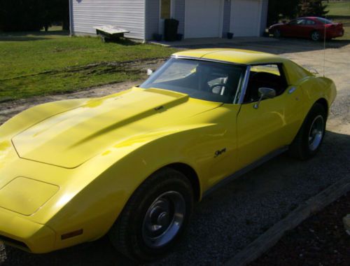 Canary yellow, coupe, 62,279 miles, bored out 350 motor to 383