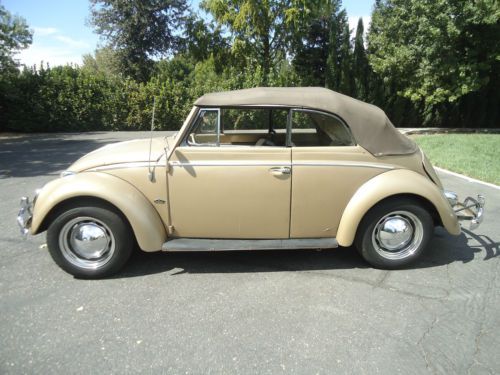 1959 vw bug convertible karmann cabriolet edition