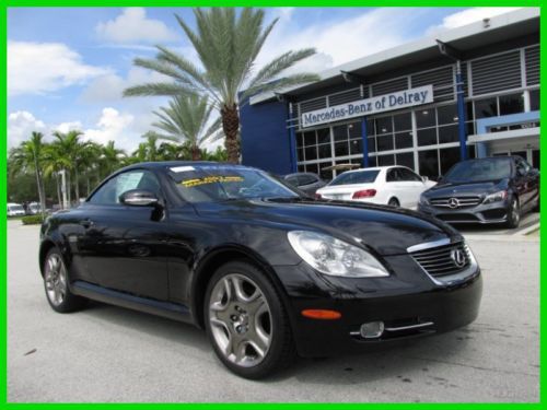 07 obsidian sc 430 4.3l v8 convertible *navigation*18 in alloy wheels *low miles