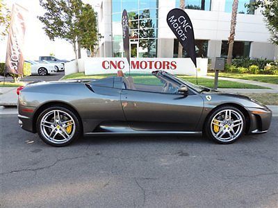 2006 ferrari 430 convertible spider f1 grigio silverstone / 5 in stock