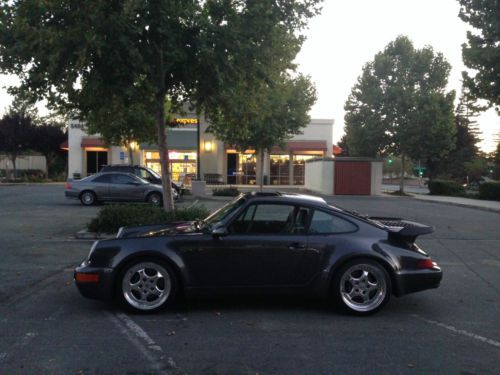 1991 porsche 911 turbo 965 964 slate gray metallic rare