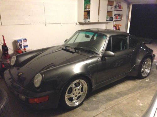 1991 Porsche 911 TURBO 965 964 Slate Gray Metallic Rare, image 4