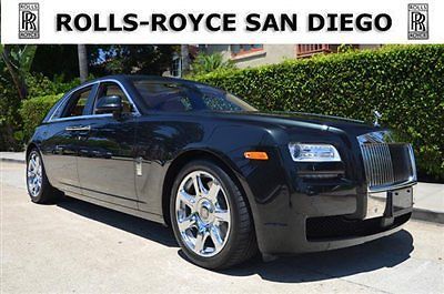 2014 rolls-royce ghost. black green over moccasin. rare color! camera system