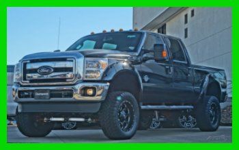 2013 ford f250 lariat  4x4 diesel crew cab 6' lift pkg