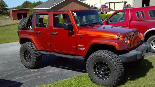 2009 jeep wrangler unlimited sahara sport utility 4-door 3.8l