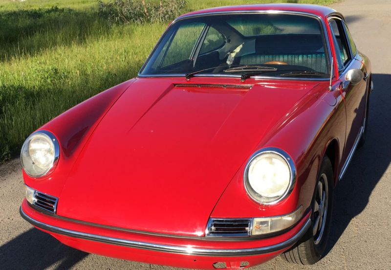 1966 Porsche 911 red, US $48,900.00, image 4