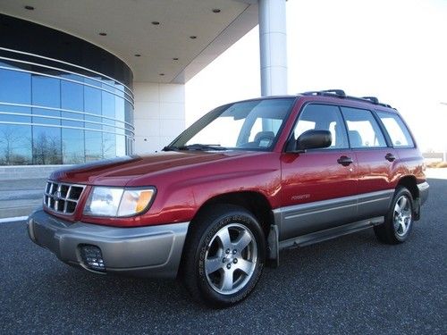 2000 subaru forester s awd only 66k miles 1 owner sharp color