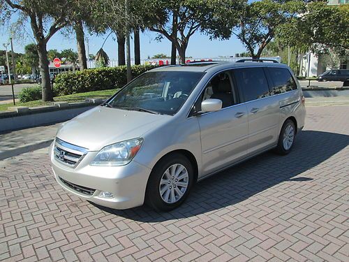 2006 honda odyssey touring dvd nav heated seats moon roof 1 owner fla van