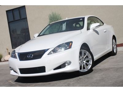 10 lexus is 250 c  2.5l 6cyl 28k miles coupe hard top convertible