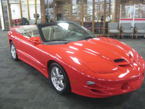 2002 pontiac firebird trans am convertible ws-6