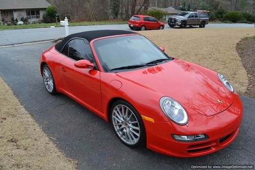 2007 porsche 911 carrera s convertible 2-door 3.8l flawless