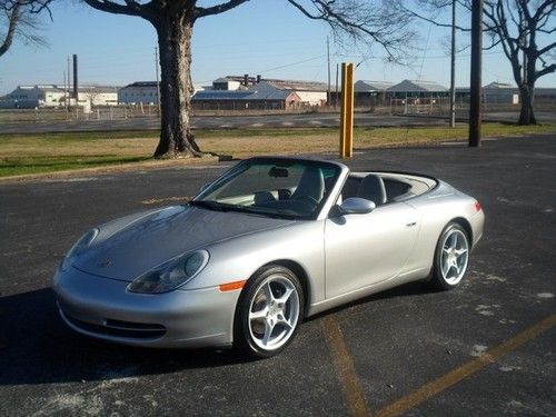 2001 porsche 911 carrera cab convertible! bank repo!absolute auction!no reserve!