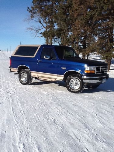 1996 ford bronco eddie bauer sport utility 2-door 5.8l