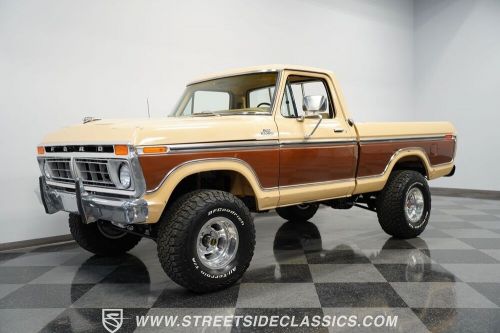 1977 ford f-150 4x4 supercharged coyote restomod