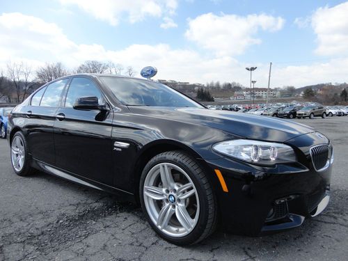 2011 bmw 535i xdrive m sport awd navigation 1-owner clean carfax video 14k miles