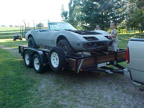 1968 corvette convertible needs restoration great project 95% complete