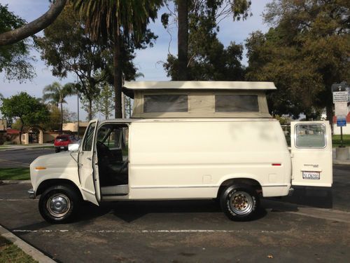 1991 ford e250 econoline sportsmobile penthouse pop-top camper like vw winnebago