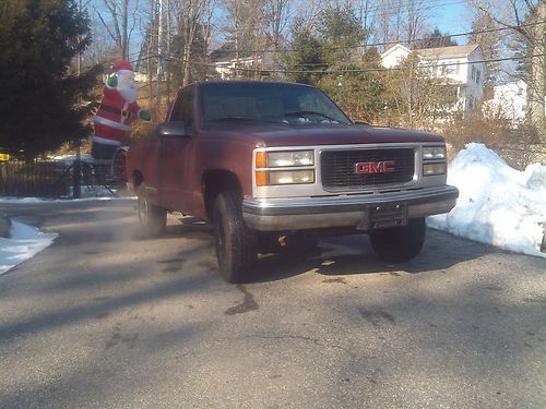 1997 gmc sierra 1500 low miles tow hitch 4x4short bed tinted windows full power
