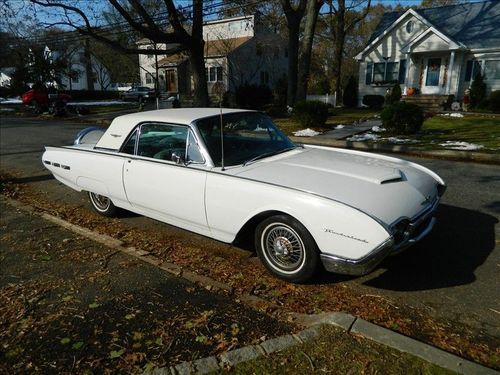 1962 ford thunderbird continental kit white