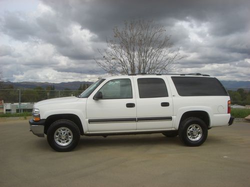 2001 chev.suburban k2500  4x4  1 owner all original southern california truck