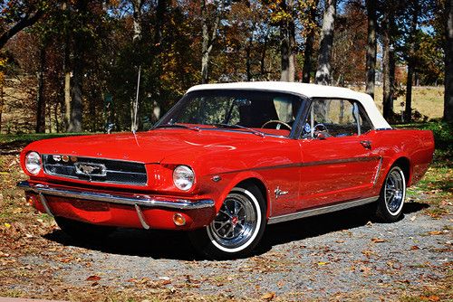 1965 c-code 289 mustang convertible.