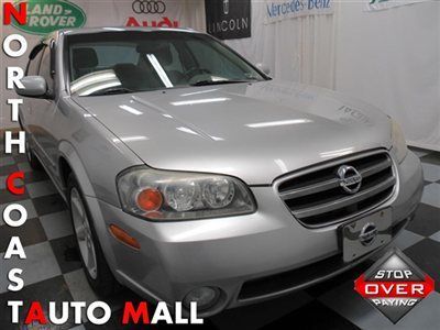 2003(03)maxima se v6 silver/gray keyless sun pwr win locks cruise save huge!!