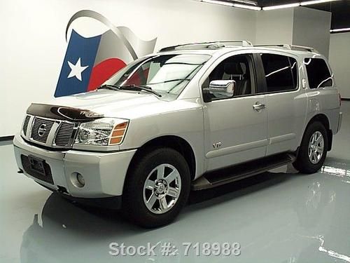 2007 nissan armada le 4x4 sunroof nav rear cam dvd 52k texas direct auto