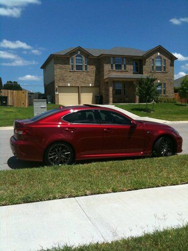 2010 lexus is f sedan 4-door 5.0l sport luxury 430hp showroom condition, 1 owner