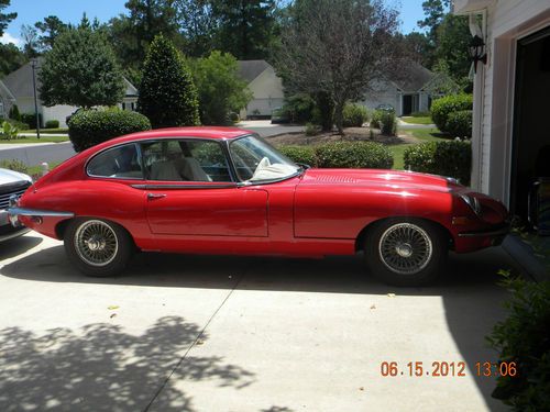 1969 jaguar e-type 2+2  4.2 liter with automatic transmission and a/c