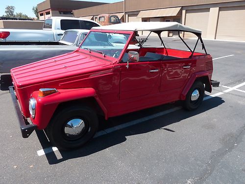 1973 vw  volkswagen thing type 181 red nice l@@k