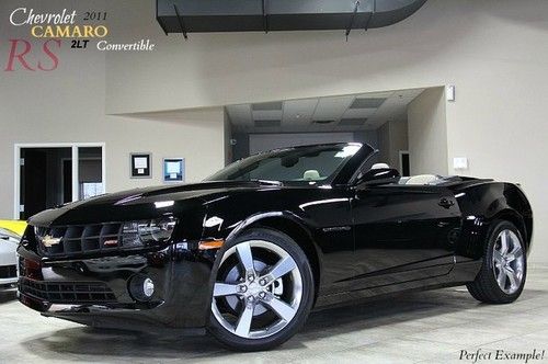 2011 chevrolet camaro lt/rs convertible only 9k miles! hud heated seats xenons$$